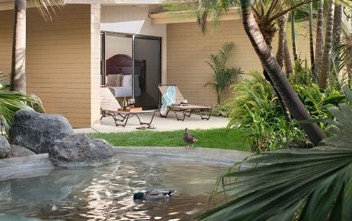 Bahia Resort San Diego - Garden View Room  patio